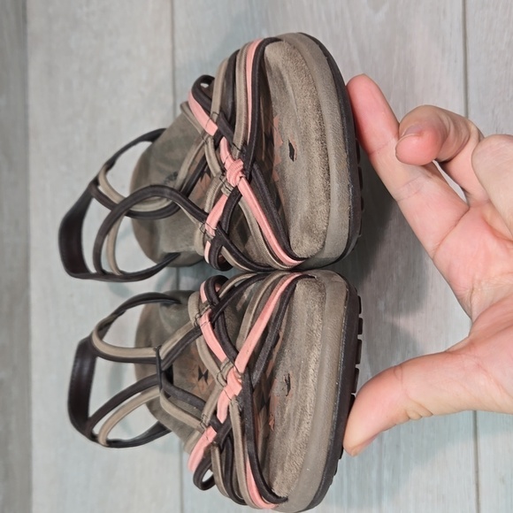 Skechers Womens Memory Foam Reggae Strappy Sandals Slide Flats shoes sz 7 - Picture 5 of 12